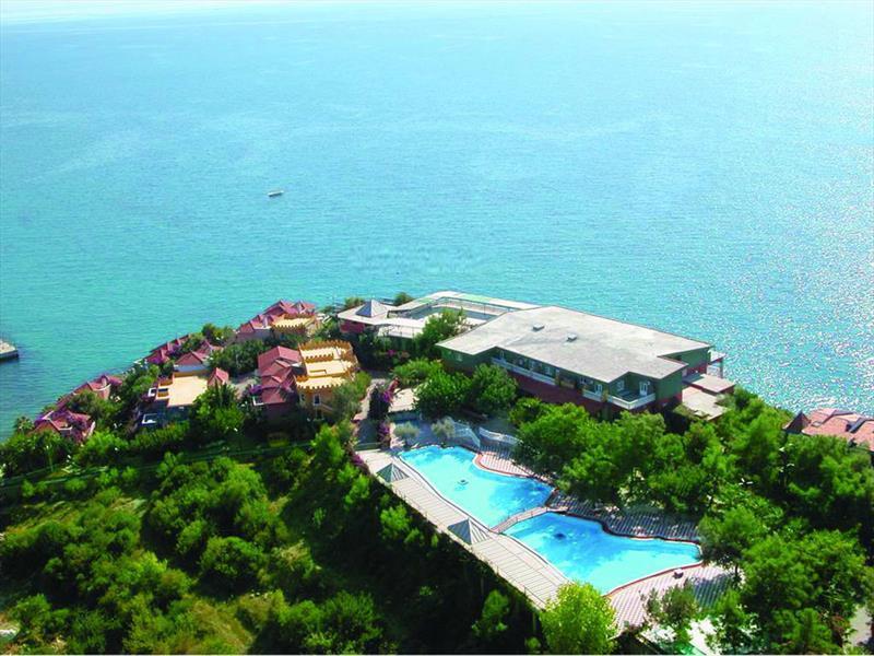 Larissa Hill Beach Hotel Конаклы Экстерьер фото